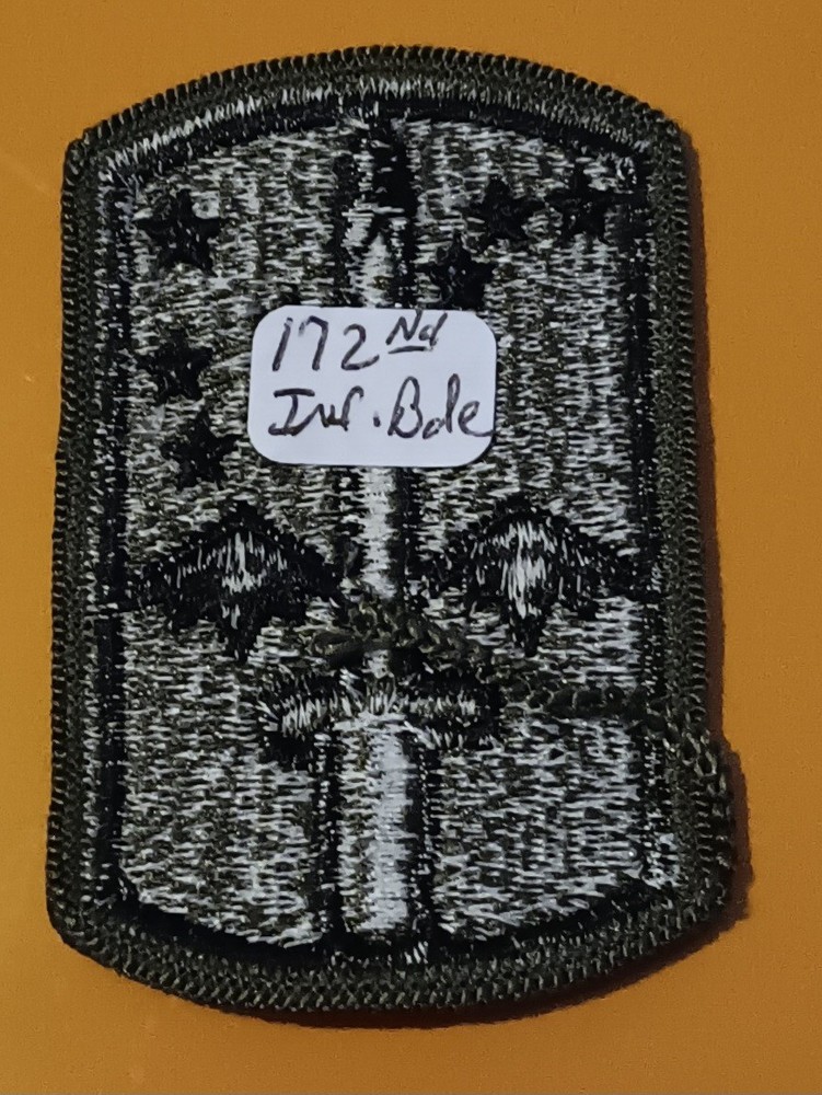 Army Patch 172nd Infantry Brigade Multicam OCP Patch ...107