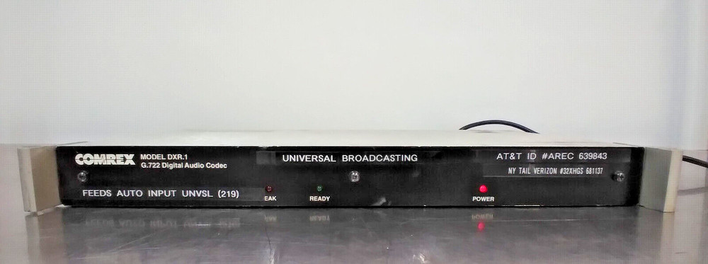 Comrex DXR.1, G722 Digital Audio Codec