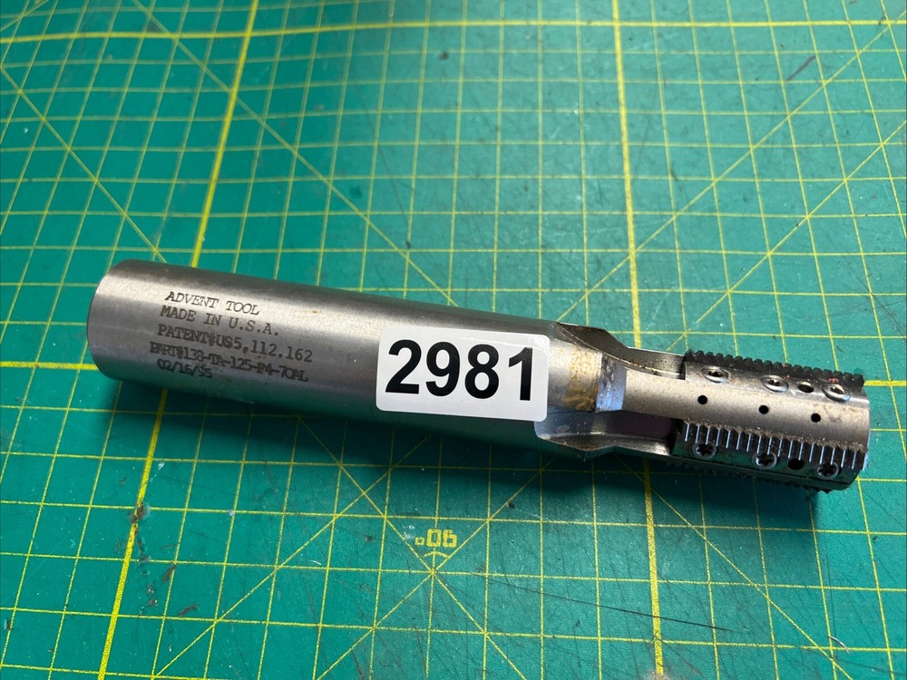 HP138-TA-125-F4-7 ADVENT MULTI FLUTE REPLACEABLE THREAD MILL