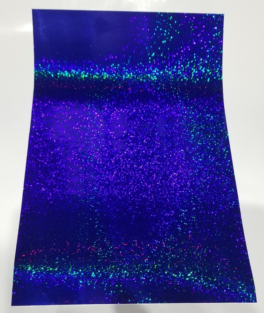 Royal Blue Sequins Sign Vinyl 24" x 10 ft