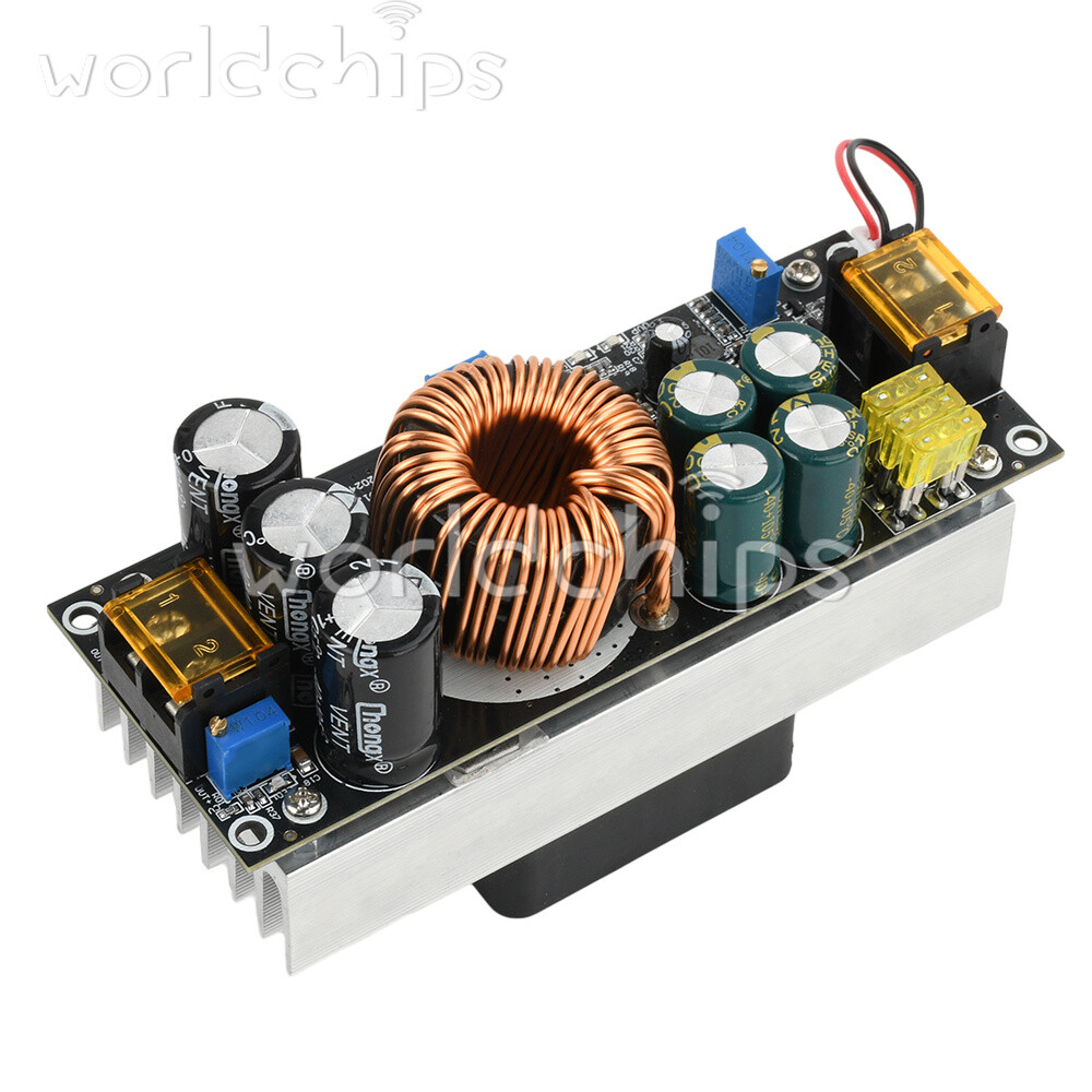 1800W 40A Boost Power Supply Module DC-DC Boost Adjustable Voltage Converter