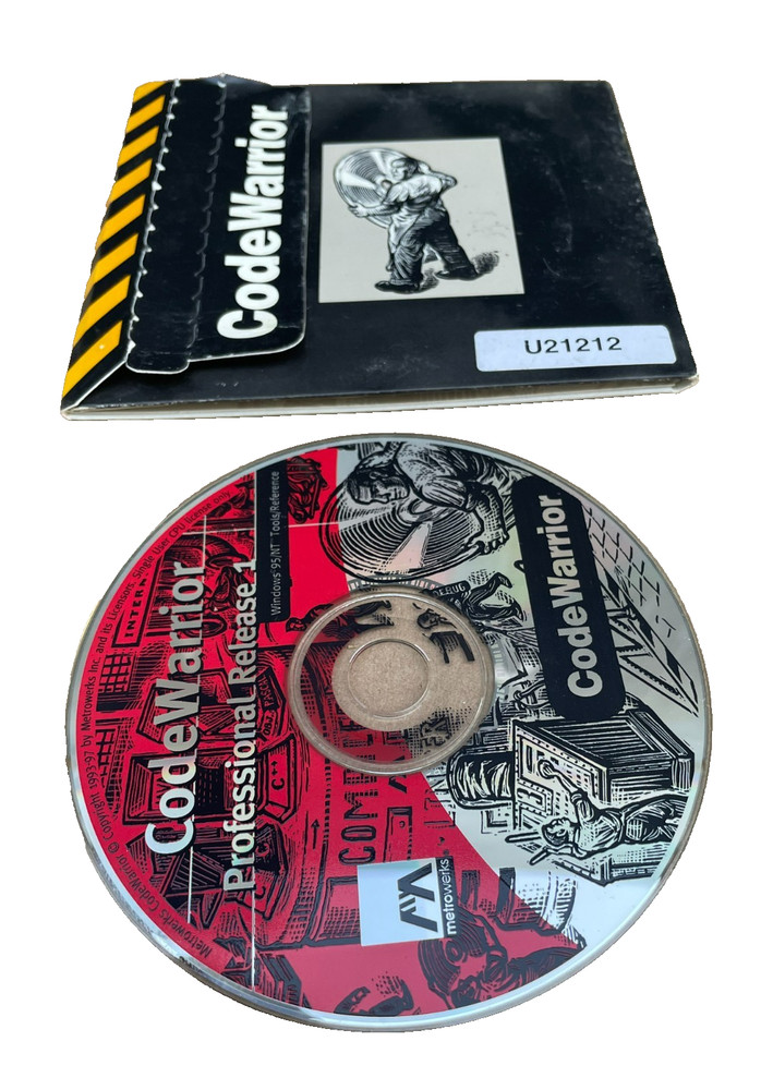 Metrowerks CodWarrior Professional Release 1, Windows 95/NT Tools U21212
