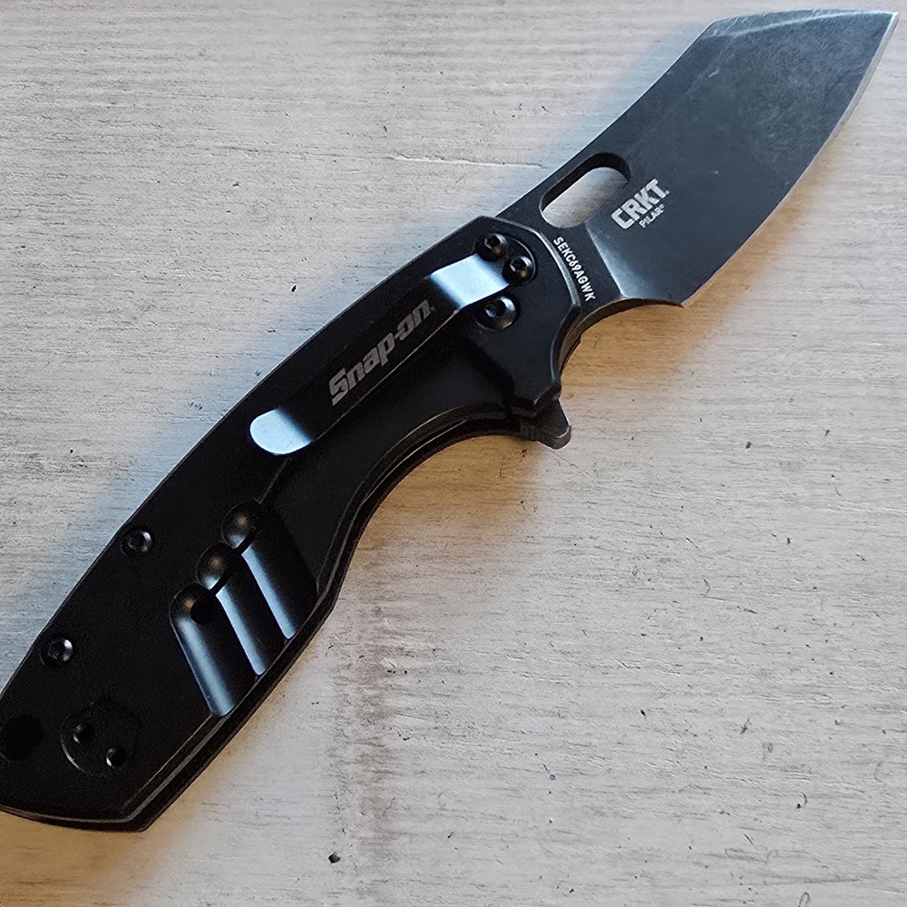 CRKT PILAR PLAIN EDGE KNIFE SNAP-ON TOOLS