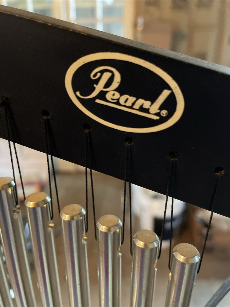 Pearl 32 Chimes, Cow Bell, Bracket Percussion