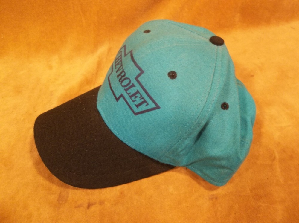 Blue Chevy Baseball Cap Adjustable Black Bill