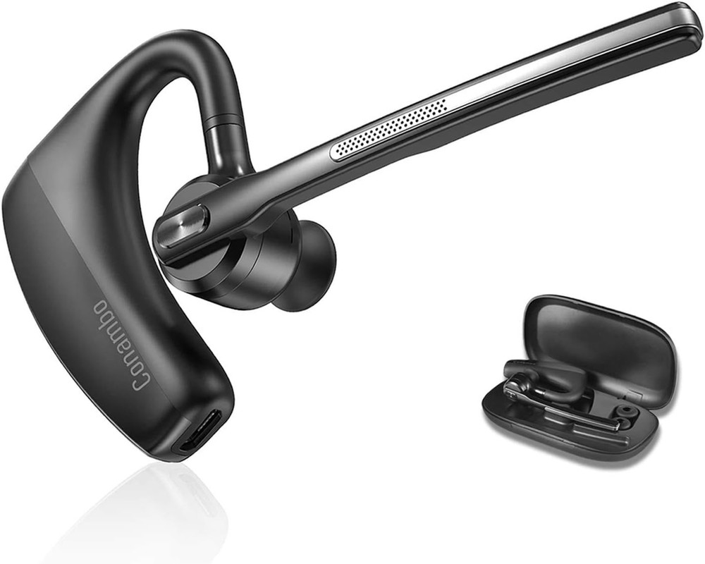 Conambo Bluetooth Headset 5.2 with CVC8.0 Dual Mic Noise Cancelling Bluetooth...