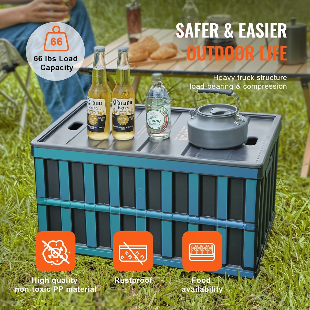 [New]Collapsible Storage Bins w/Lids,65L 3 Packs,Folding Plastic Stackable Utili