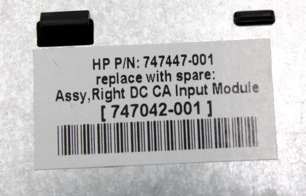 HP 747447-001 RIGHT POWER INPUT MODULE