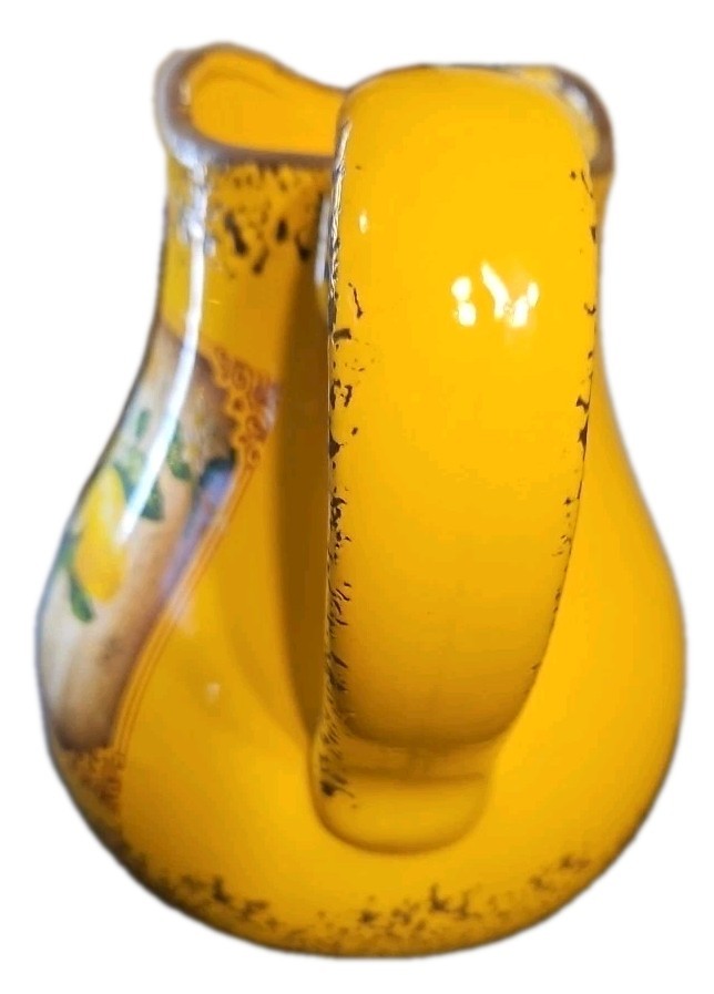 Gershon Intl Lemon Themed Decorative Pitcher Rustic Kitchen