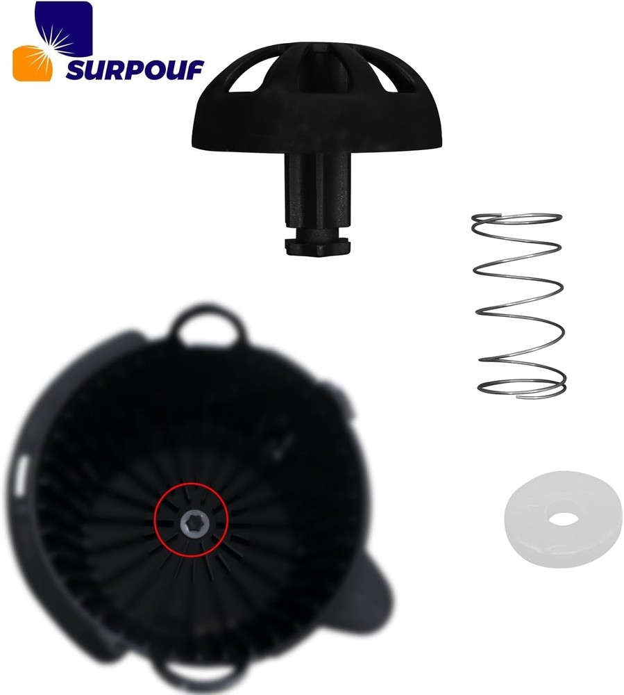 2-Pack Coffee Replacement Brew Basket Spring Loaded Stopper Kits Fits For...