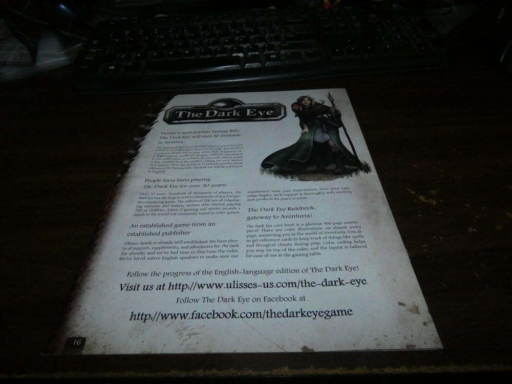 Ulisses Spiele: The Dark Eye: Quick Start Rules