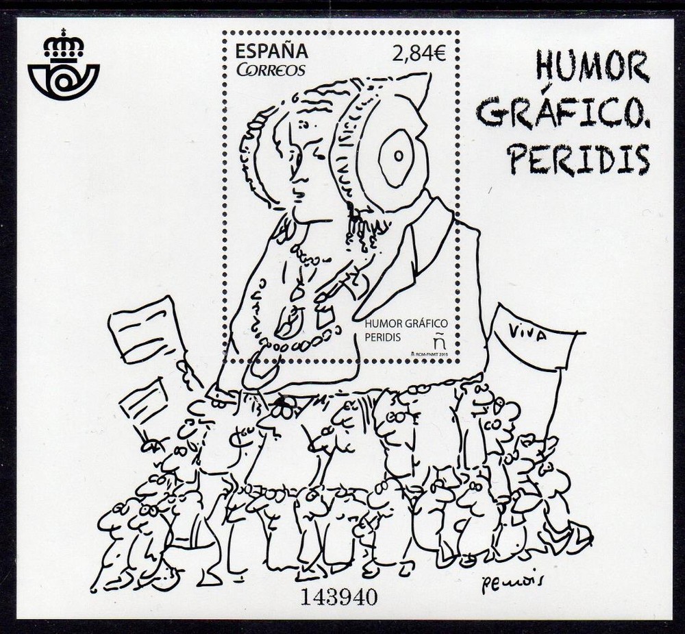 SPAIN MNH 2015 Comics-Peridis