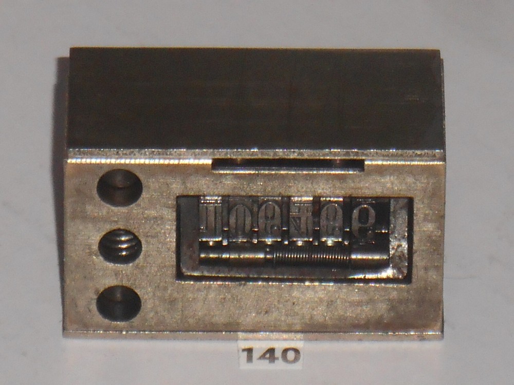 Roberts | letterpress numbering machine | 140