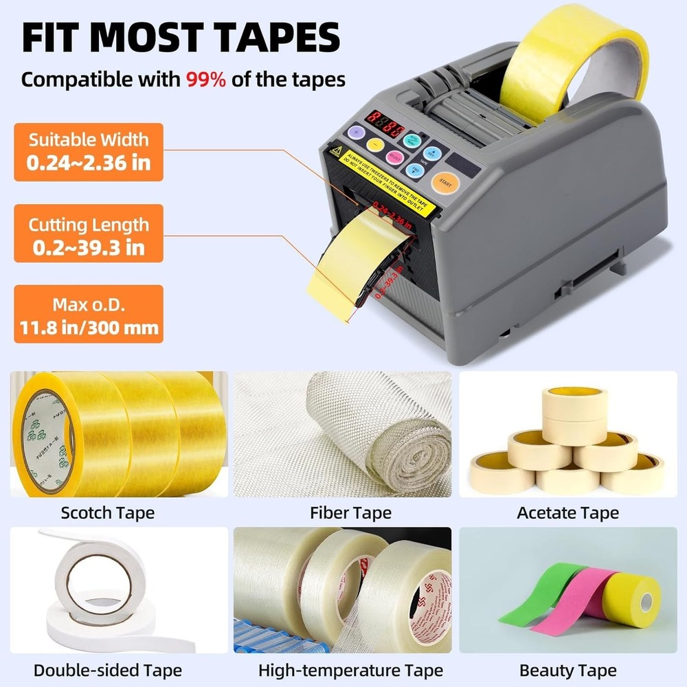 Advanced Tape Dispenser with Continuous Cutting Function for Efficient Use