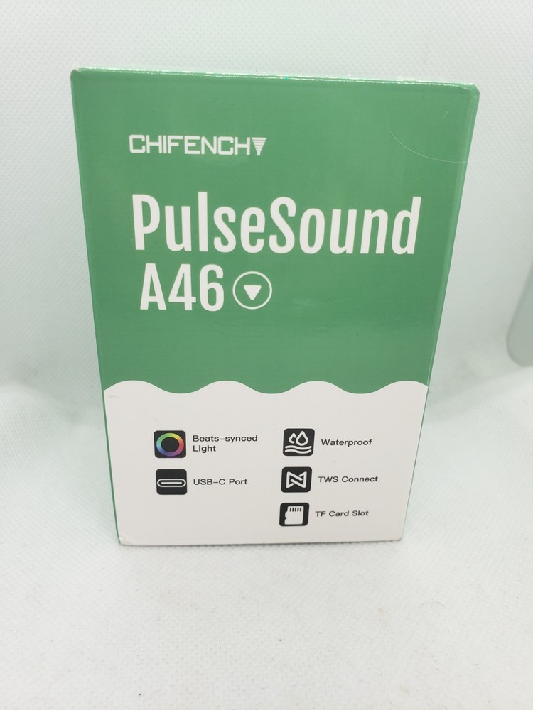 CHIFENCHY PulseSound A46 Waterproof Bluetooth Speaker with Synced Light