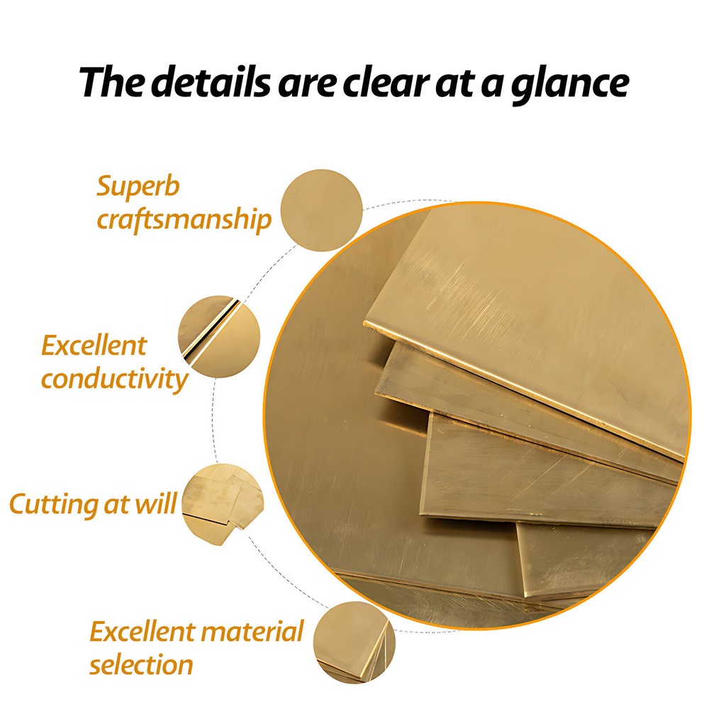 Brass sheet various sizes, various thickness. Models making, jewellery making