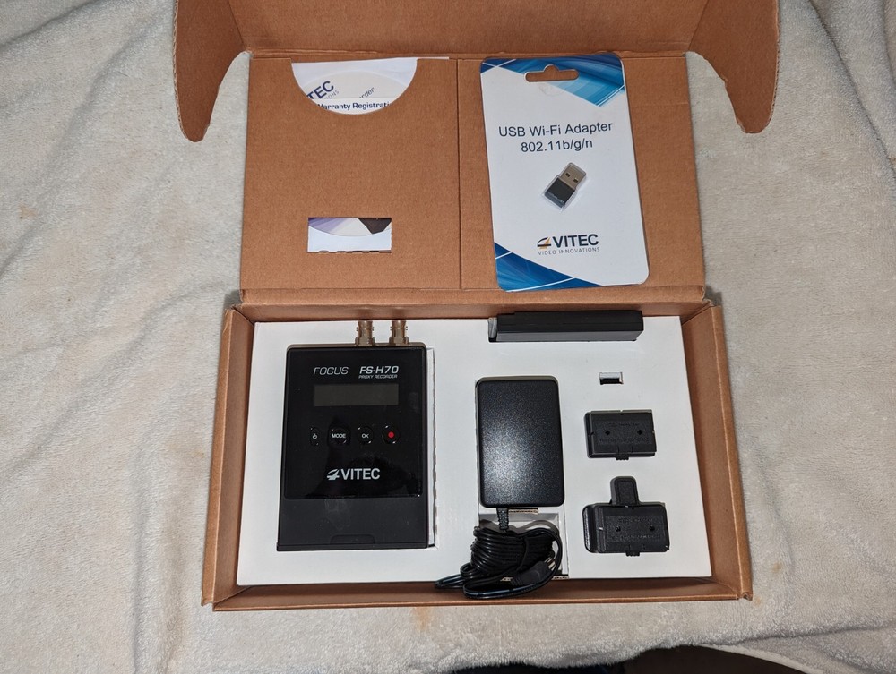 VITEC Focus FS-H70 H.264 Portable Proxy Recorder Opened Box New
