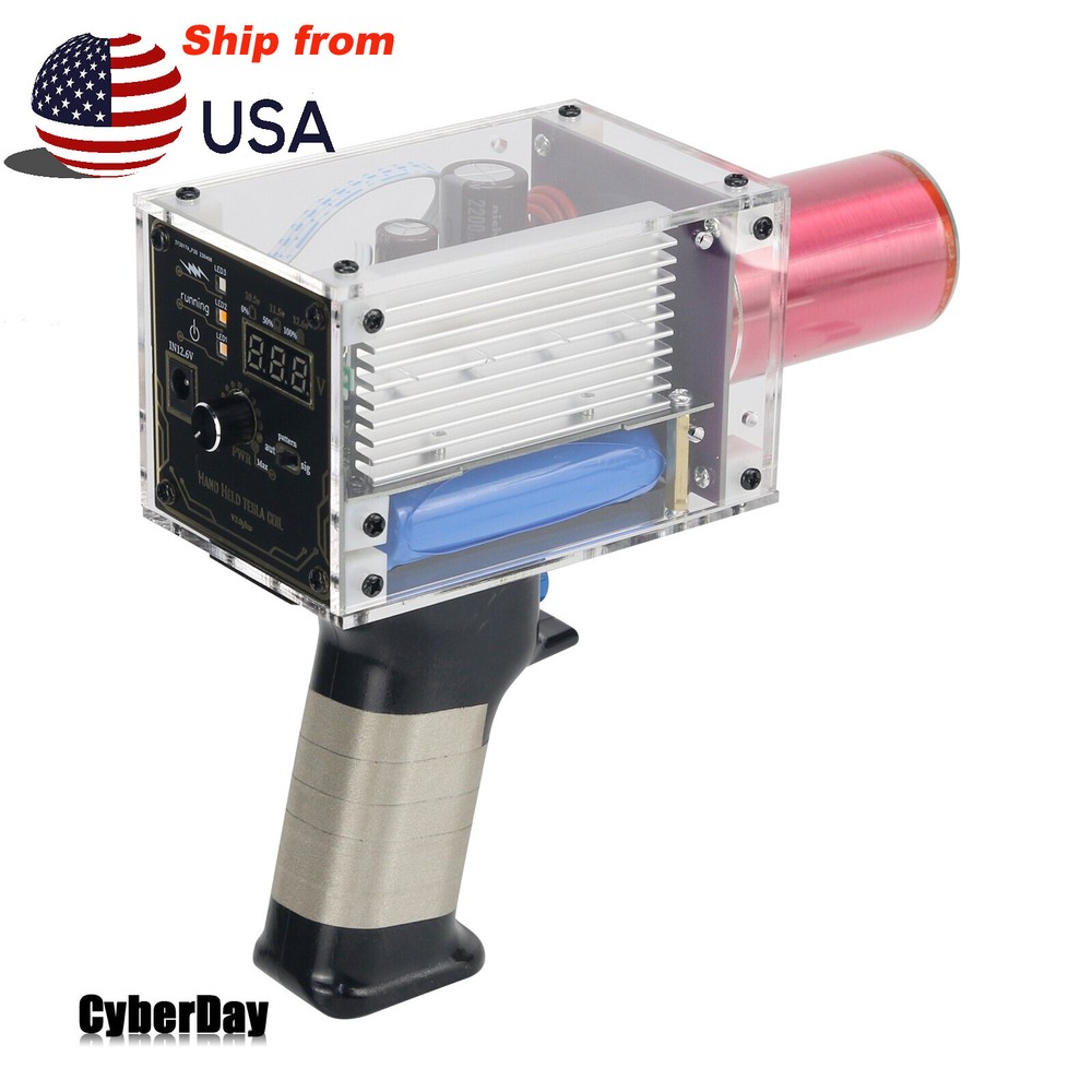 US Enhanced Version Tesla Coil Gun Magnetic Energy Generator 3rd Generation Plus