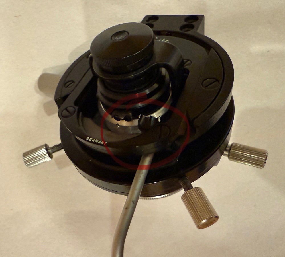 Leitz Wetzlar Microscope Flip Top Condenser READ Ships FAST!