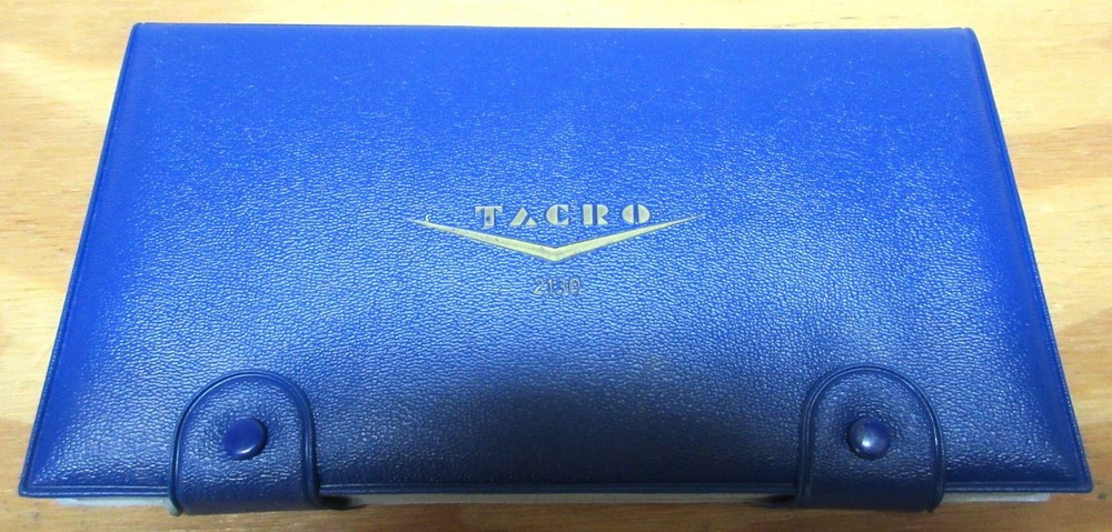 Vintage Tacro 2130 Engineering Drafting Compass Set w/Case Made in Germany