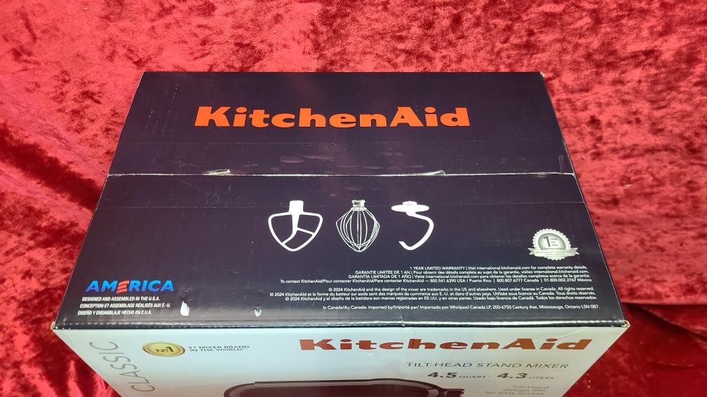 KitchenAid K45SSOB CLASSIC 4.5qt Tilt- Head Stand Mixer - Onyx Black