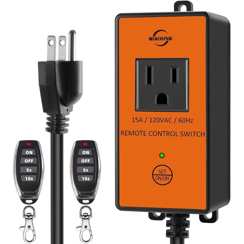 Remote Control Outlet Switch W/ Delay Shutdown Dust Collectors & Tools New