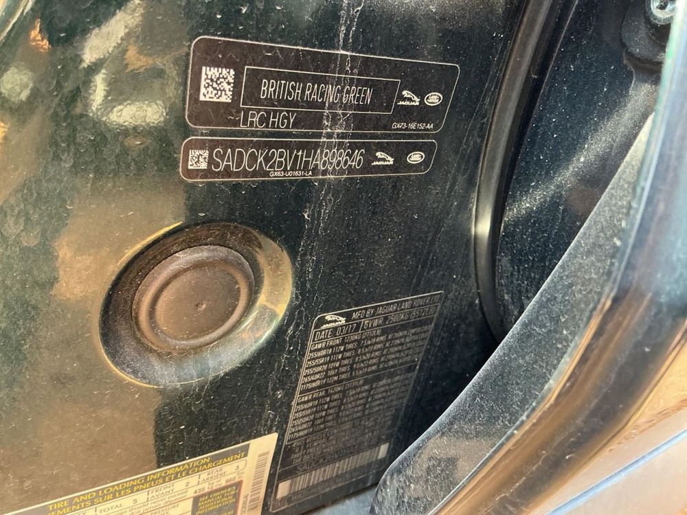 F-PACE 2017 Glove Box 4960752