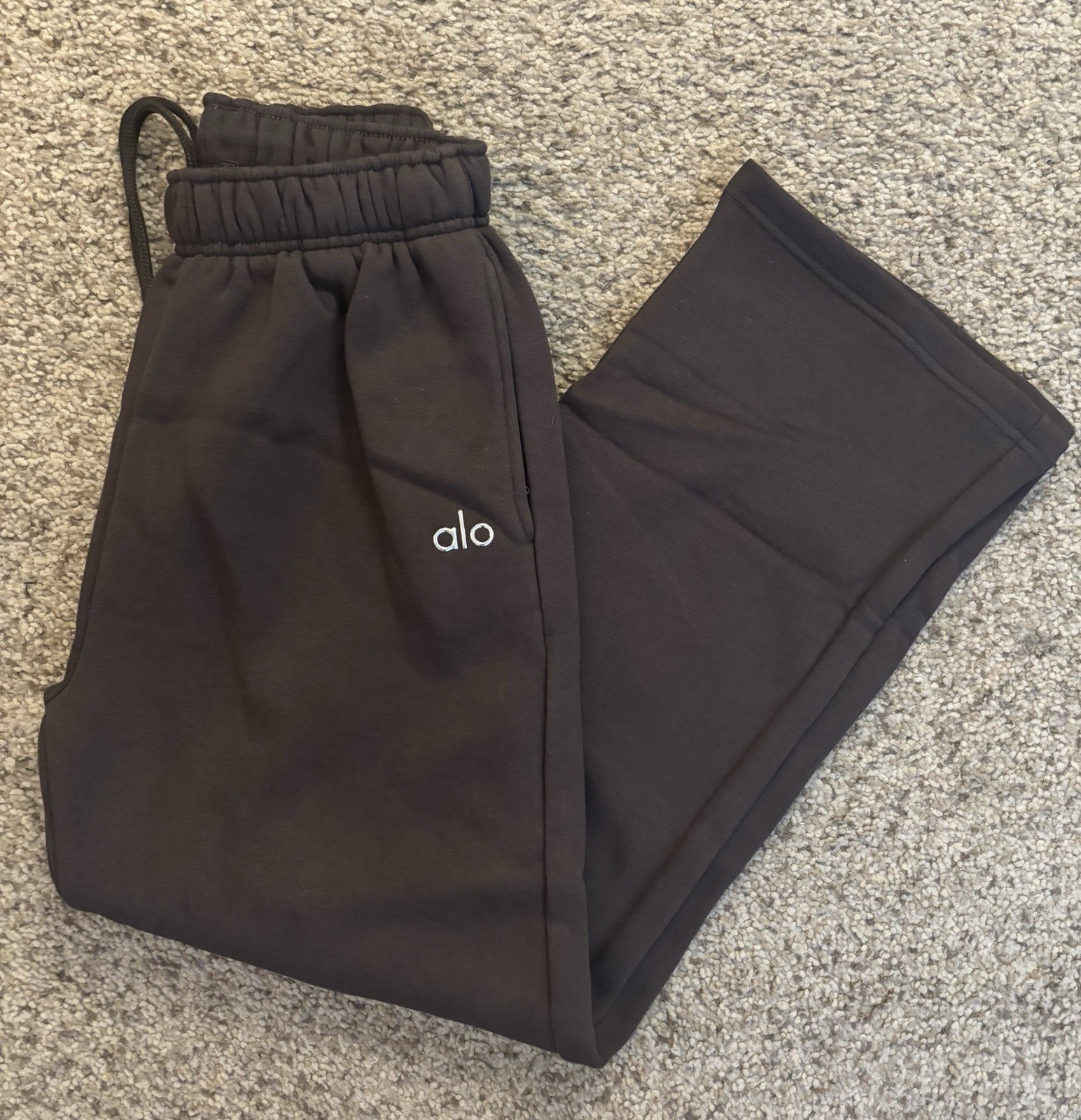 Alo Yoga Accolade Sweatpants Espresso Size Extra Small XS