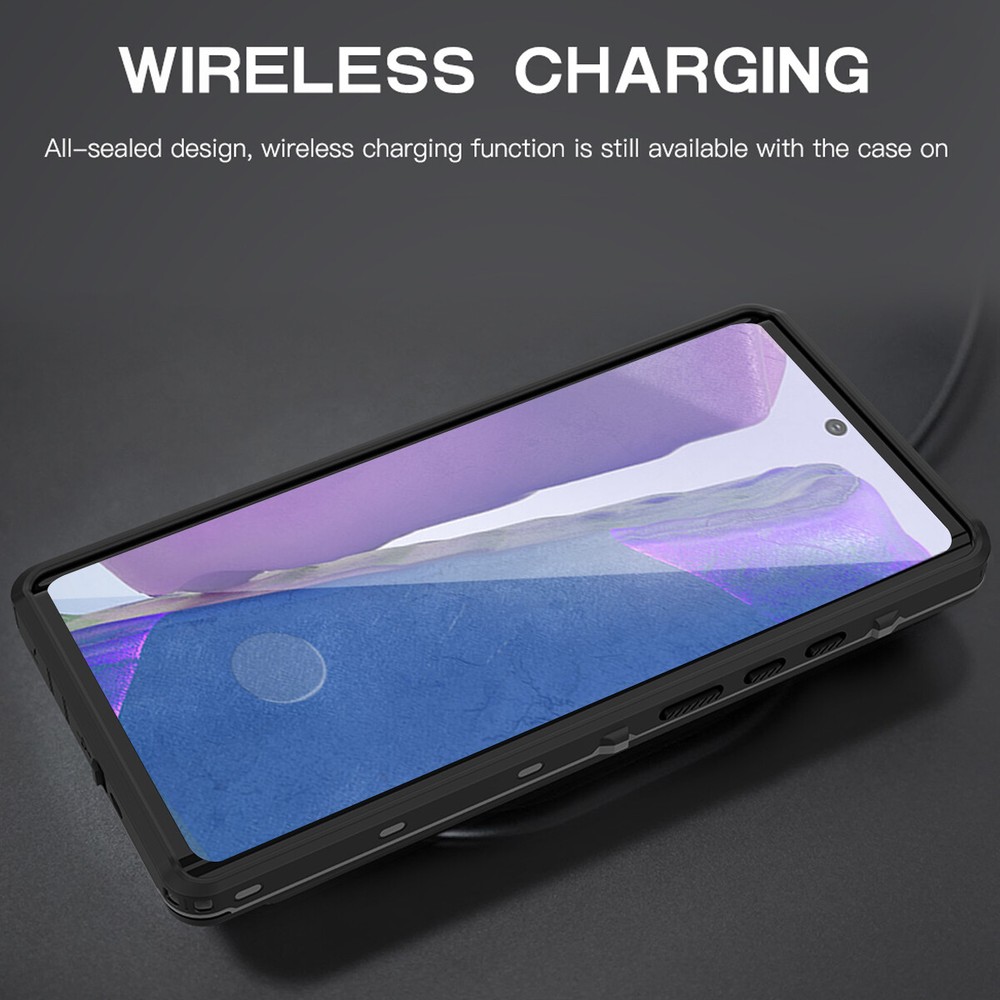 For Samsung Galaxy Note20 Case Waterproof Shockproof Cover with Screen Protector