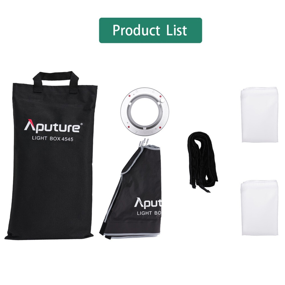 Aputure LIGHT BOX 4545 Square SoftBox diffuser fr Amaran COB 60D 60X 60 100 200