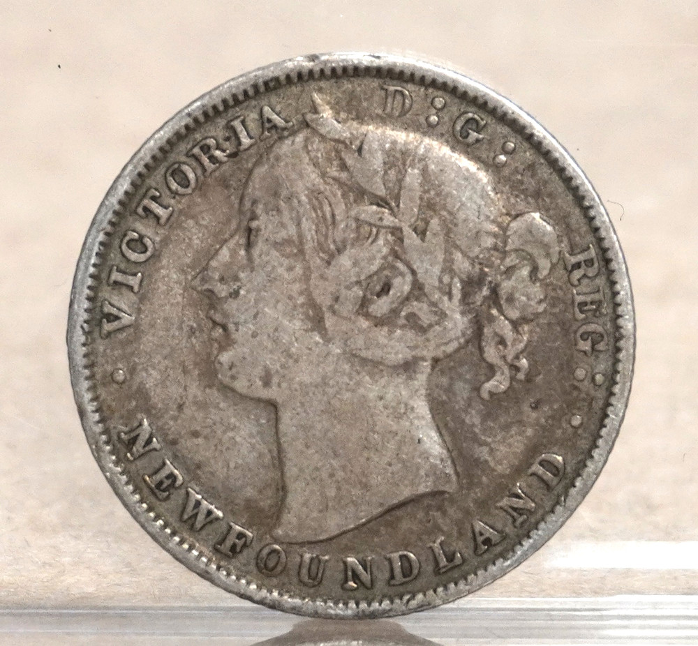 NEWFOUNDLAND 1865 20 CENTS