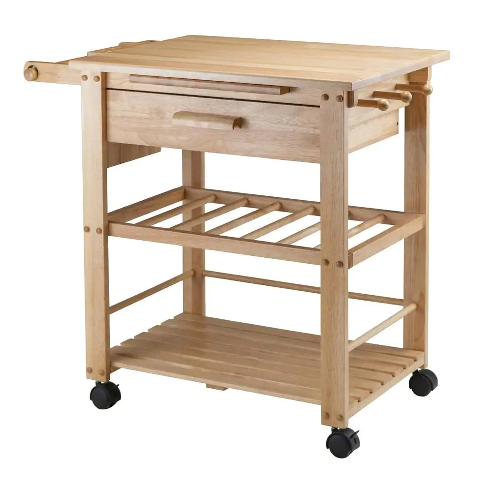 Finland Natural Kitchen Cart