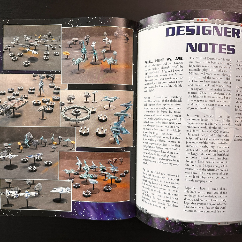 Babylon 5: The Earth/Minbari War, Sourcebook, Mongoose Publishing, 2005
