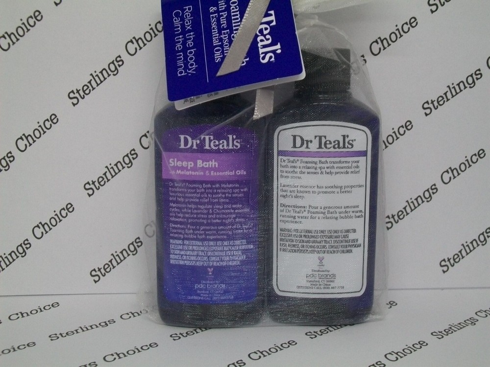Dr Teals Foaming Bath Soothe & Sleep / Sleep Bath 3oz each
