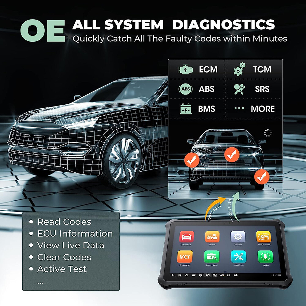 2024 OTOFIX D1 PRO OBD2 Bidirectional Scanner Full System Diagnostic Key Coding