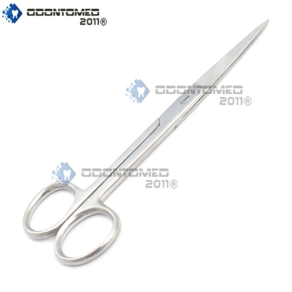 ODM Operating Dissecting Surgical Scissors 4.5" Straight Sharp Sharp Blades