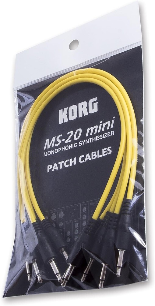 KORG Patch Cable Set MS-CABLE-YL for MS-20 mini 5 cables Yellow