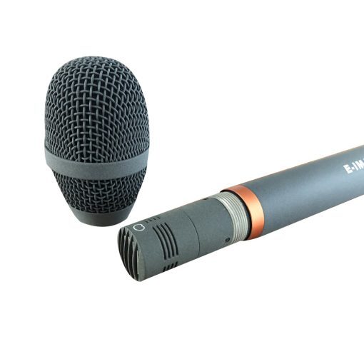 Professional Handheld Interviewing Microphone w/Brass Design - E-Image
