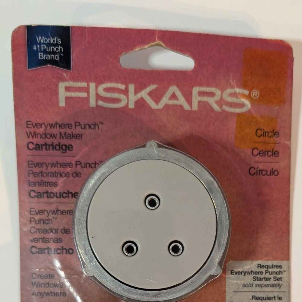Fiskars Circle Everywhere Punch Cartridge Window Maker, Requires Starter Set