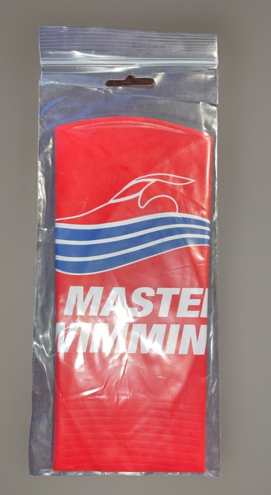 U.S. Masters Latex Red Swimming Cap