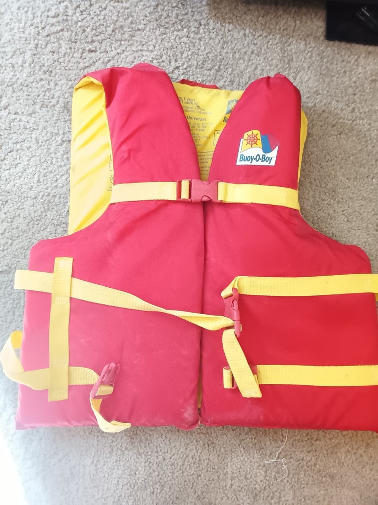 Vintage  Buoy O Boy Float Coat Lifejacket Floatation Device Universal
