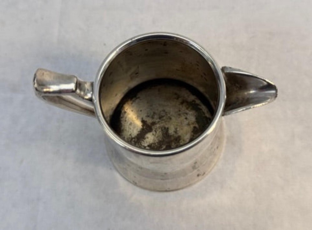 Vintage Armor Silver Plate Sugar and Creamer 3 Piece Set