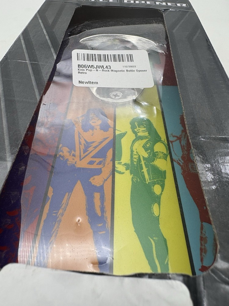 Kiss Retro Pop N Rock Bottle Opener