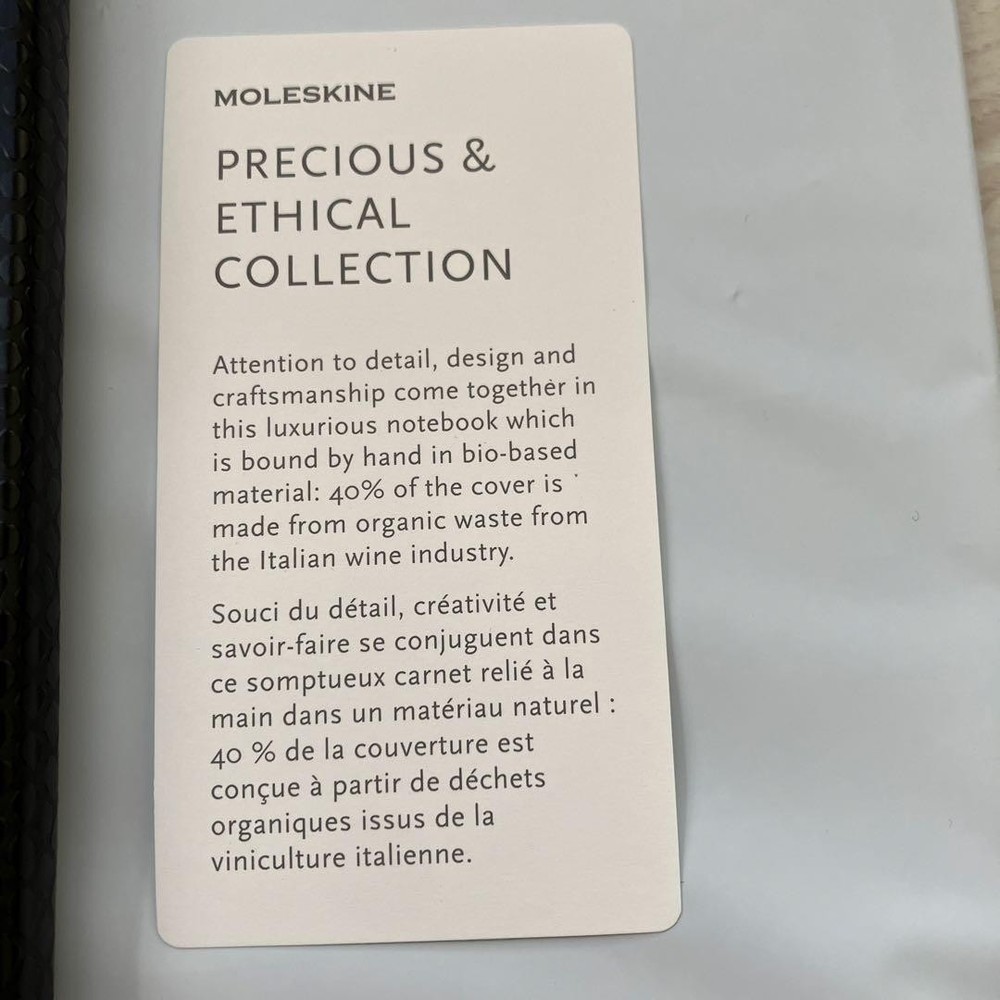 MOLESKINE PRECIOUS & ETHICAL COLLECTION
