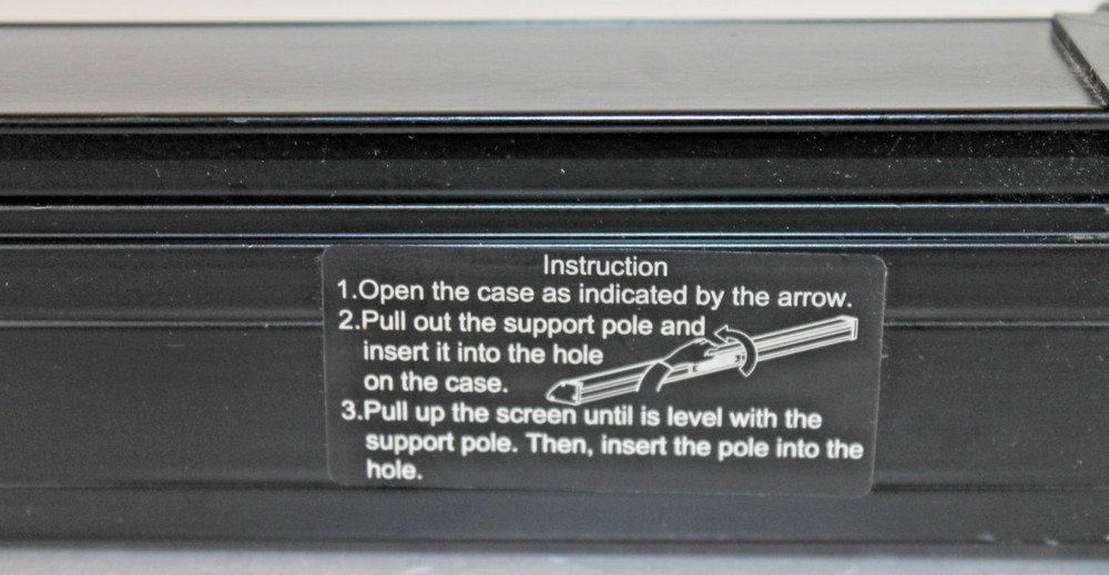 Self Stand & Portable Projection Screen - Quick Set Up