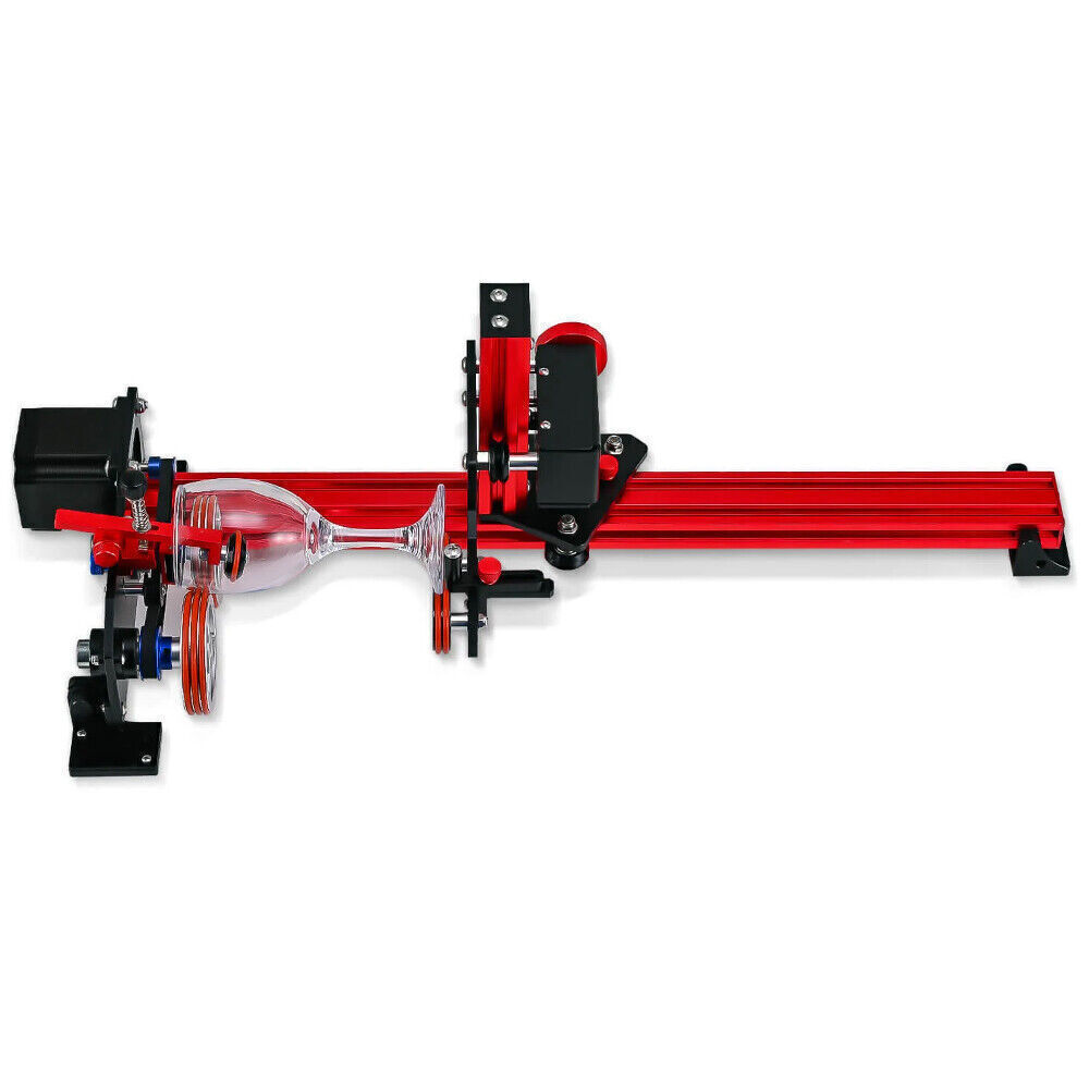 4 Wheel Lift Rotary Axis For CO2 Laser Engraver Cylinder Surface 360° Rotation