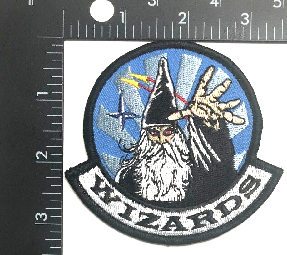 US AIR FORCE 80th OPERATIONS SUPPORT SQUADRON NATO WIZARDS PATCH (AFC) OBSOLETE