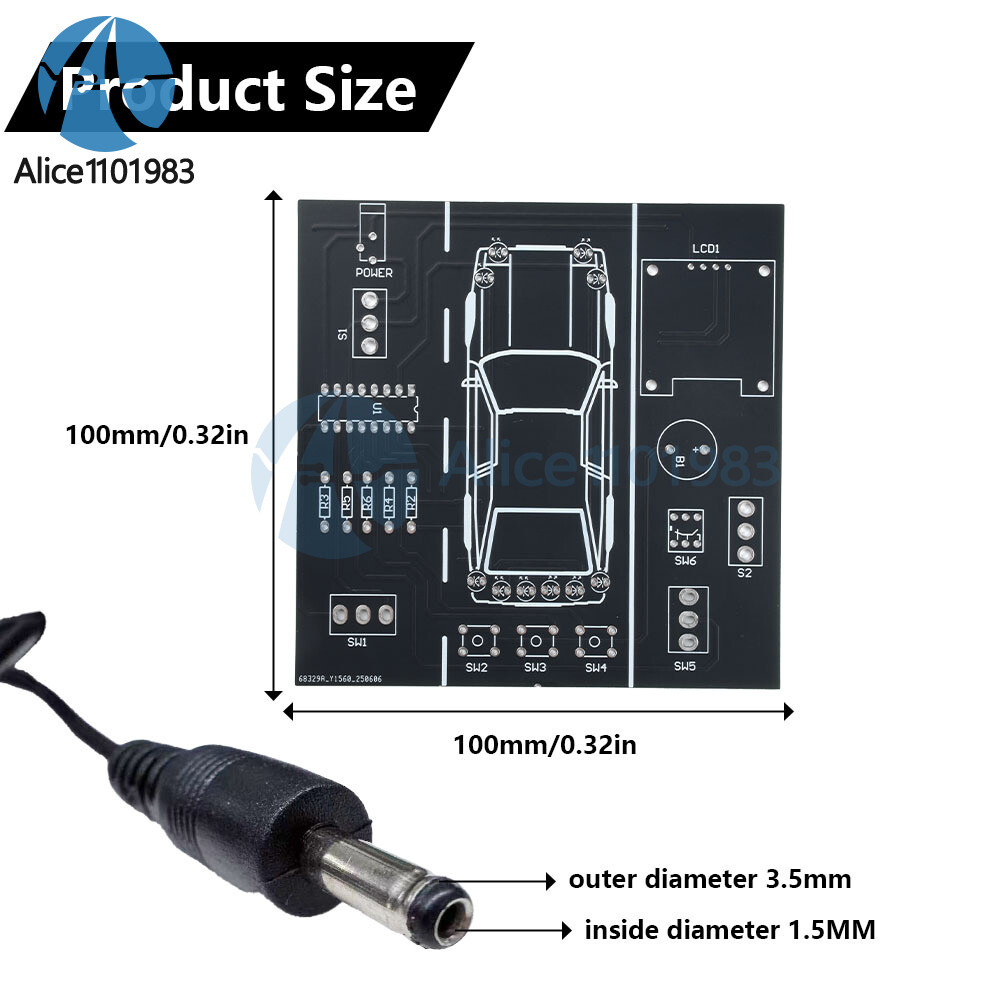 DIY Car Driving Simulation Soldering Practice Kit Electronic Kit Solder Learn