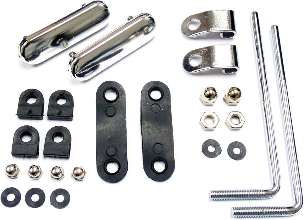 Scooter Windshield 3mm Clear Plastic Acrylic with Hardware