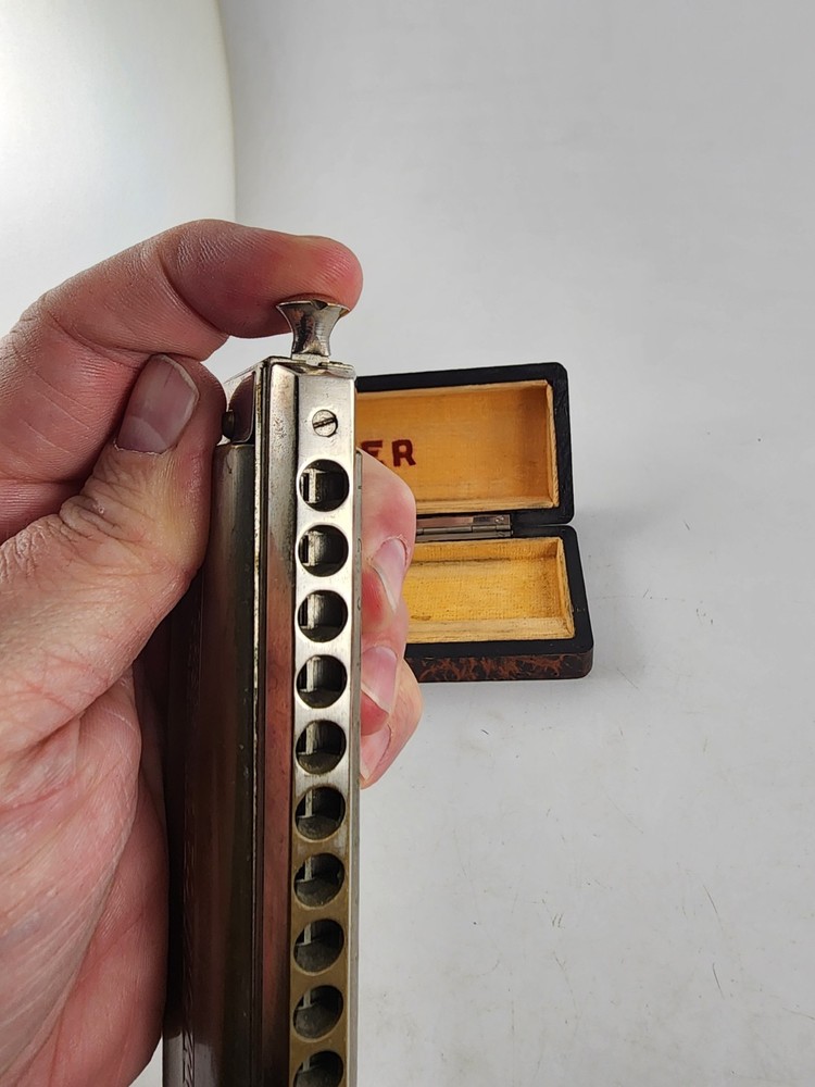 Hohner 64 Chromonica Model 280 Original Storage Box Vintage